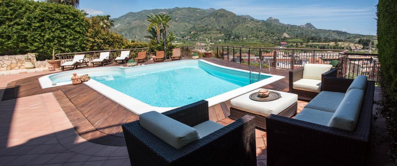 Villa Carly Taormina Apartment With Private Pool トラッピテッロ エクステリア 写真