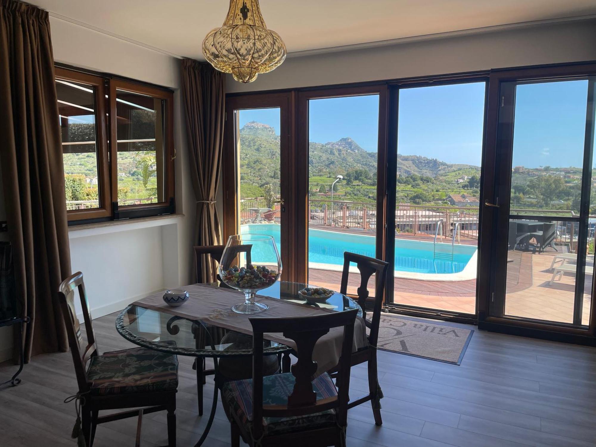 Villa Carly Taormina Apartment With Private Pool トラッピテッロ エクステリア 写真